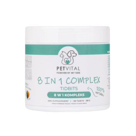 PetVital Smaczki 8 in 1 dla Psa | Kompleksowe Wsparcie Zdrowia i Odporności