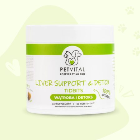 Pet Vital Smaczki Liver Support & Detox dla Kota | Wsparcie i Ochrona Wątroby